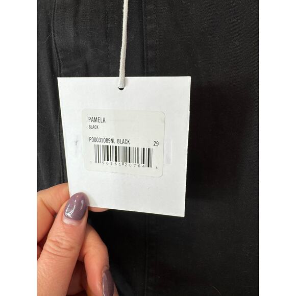 Pistola Pamela High Rise Utility Skirt in Black 29 NWT - Picture 6 of 7